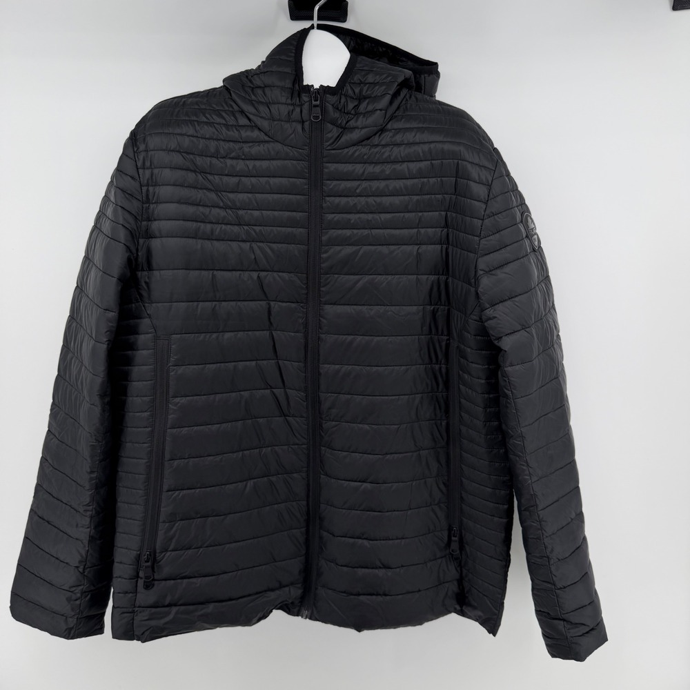 Pajar Osprey Puffer Jacket Mens XL Black Quilted Hooded Lightweight NWOT